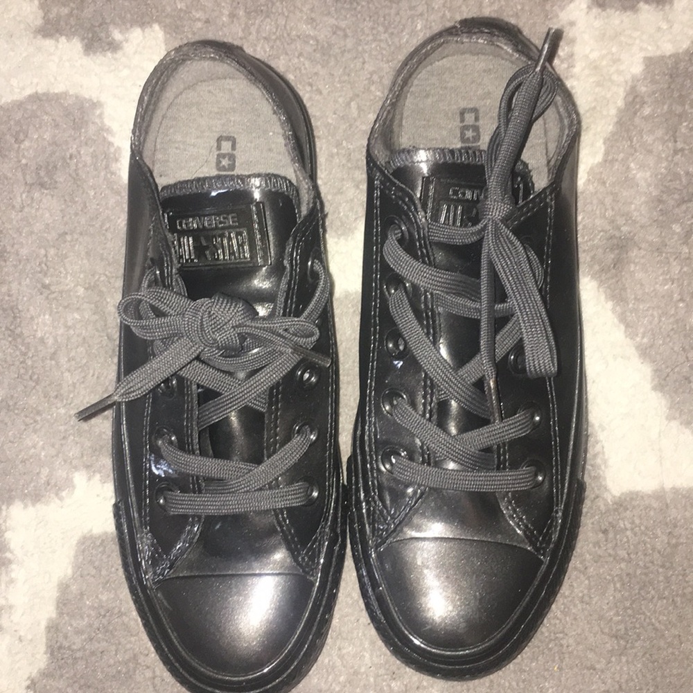 Dark Gray Converse - image 1